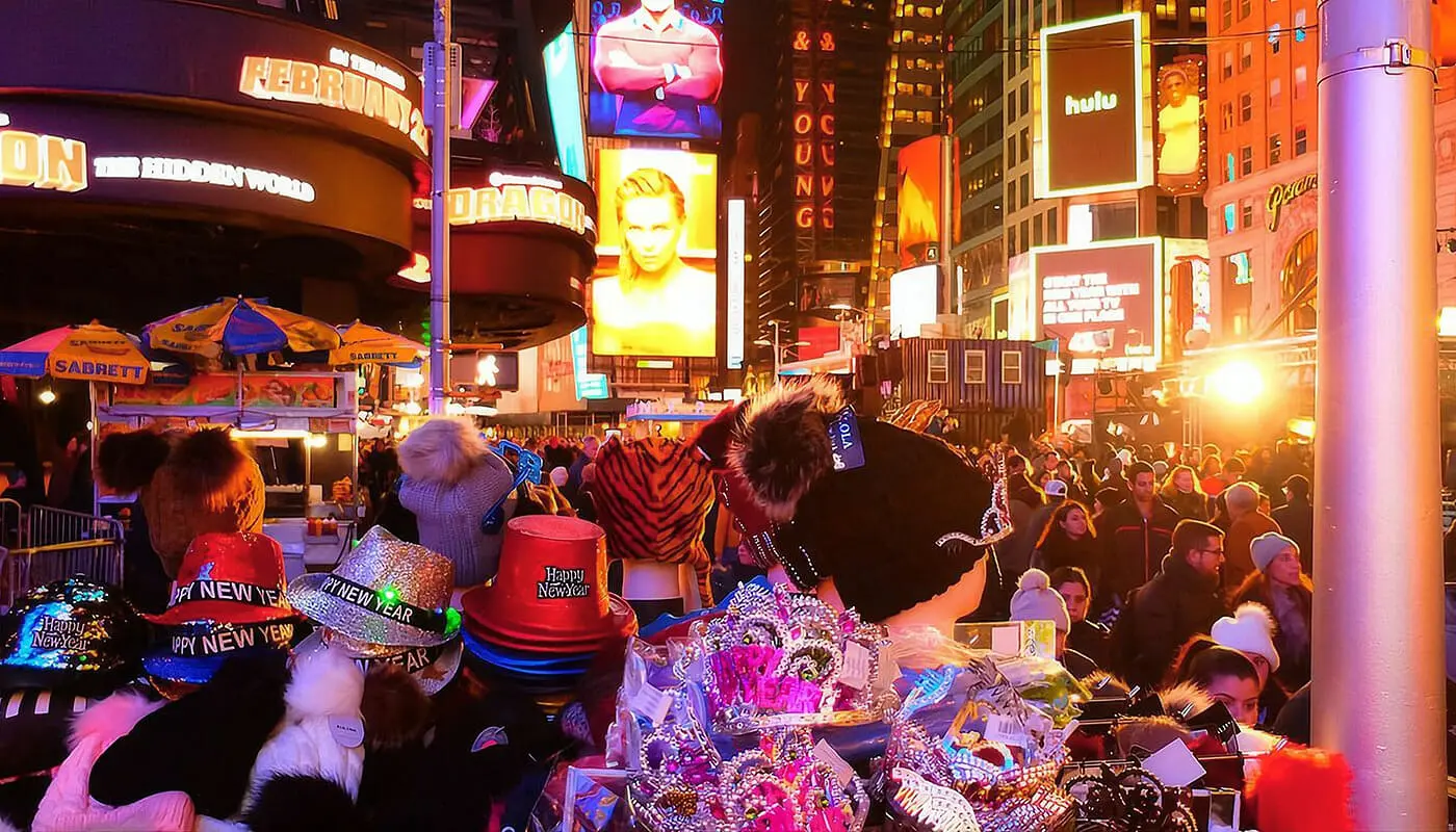 Nyttårsaften i New York - Dekorasjoner