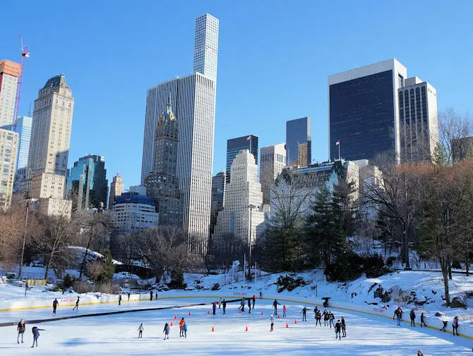 Stå på skøyter i New York - Wollman Rink