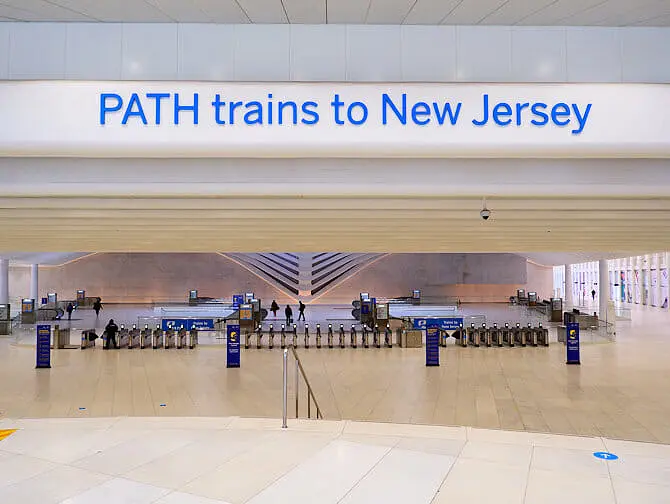 PATH mellom New Jersey og Manhattan