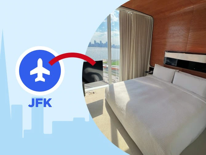 Fra JFK flyplass til et hotell i Queens eller Brooklyn