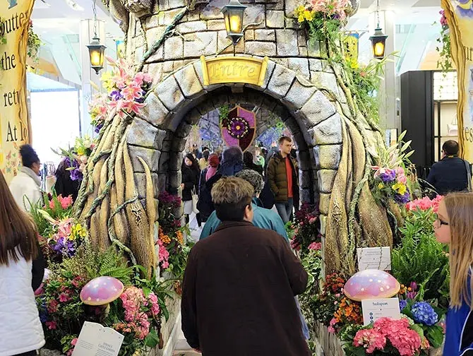 Macys i New York - Blomstershow dekorasjoner