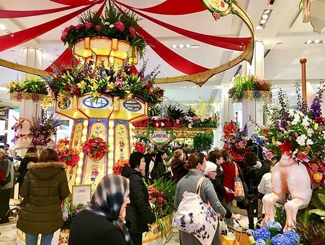 Macys i New York - Blomstershow