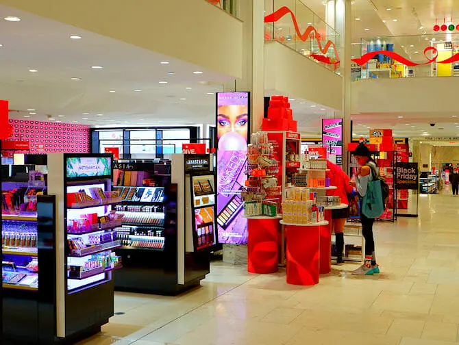 Macys i NYC - Innvendig