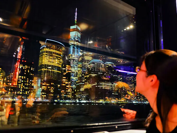 Cruise med middagsbuffé i New York - Utsikt