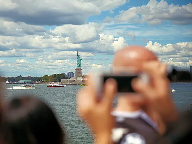 Ta bilder i New York