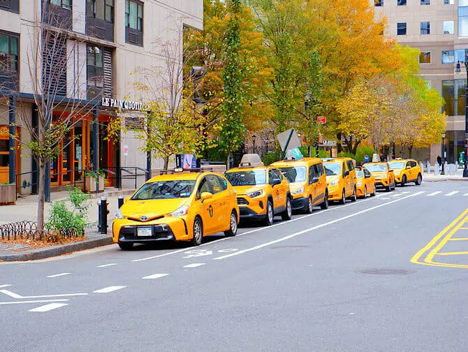 Taxi i New York - Gule drosker i New Yorks gater