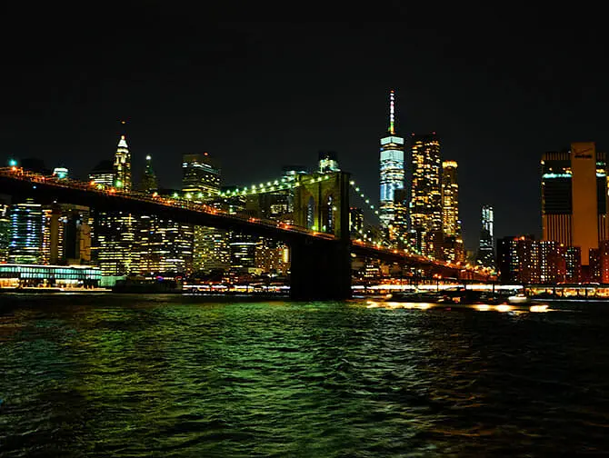 Circle Line: Frihetsgudinnen solnedgangscruise - Skyline