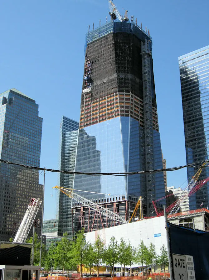 Freedom Tower i NYC - Begynnelse av konstruksjon