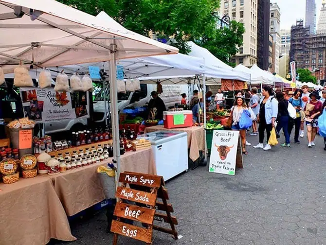 Markeder i New York - Union Square Greenmarket