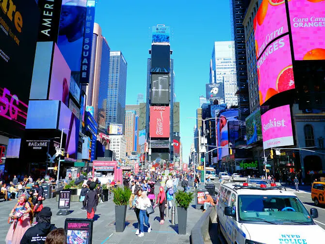 Ting å gjøre på Times Square - På dagtid
