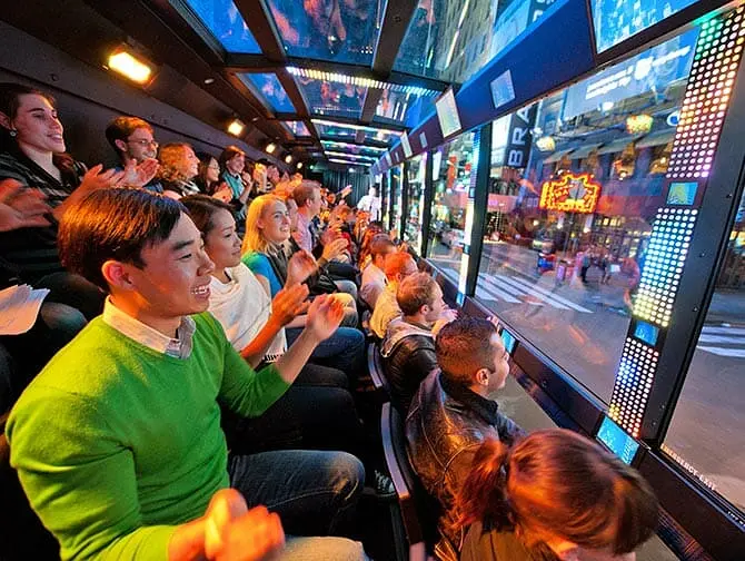 The Ride i NYC - Passasjerer
