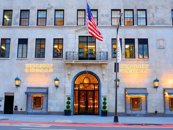 Shopping på Fifth Avenue - Bergdorf Goodman