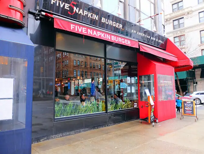 Beste hamburgere i New York - Five Napkin Burger
