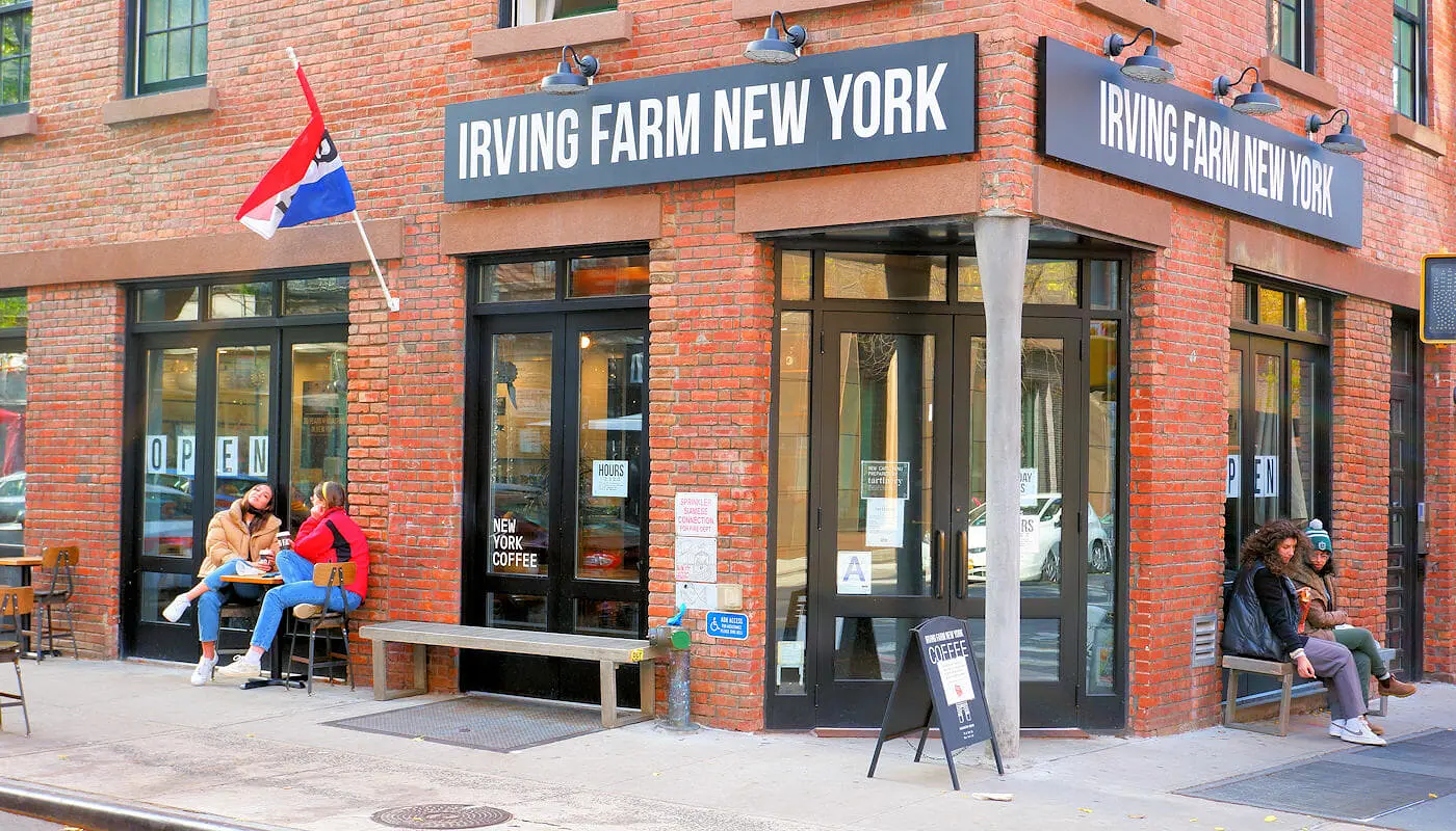 De beste stedene for kaffe og bagels i New York - Irving Farm