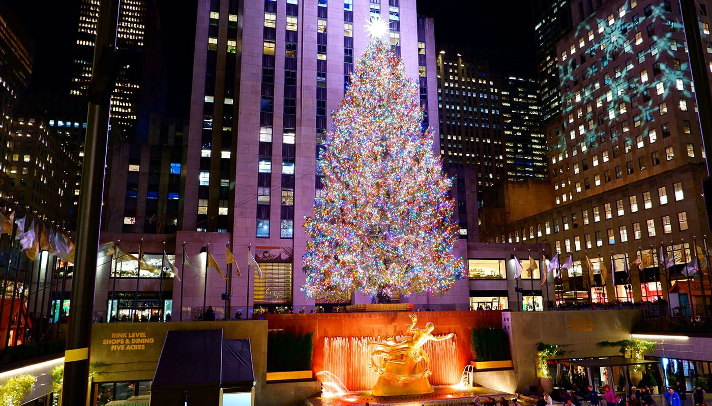 Jul i New York - Rockefeller-juletreet