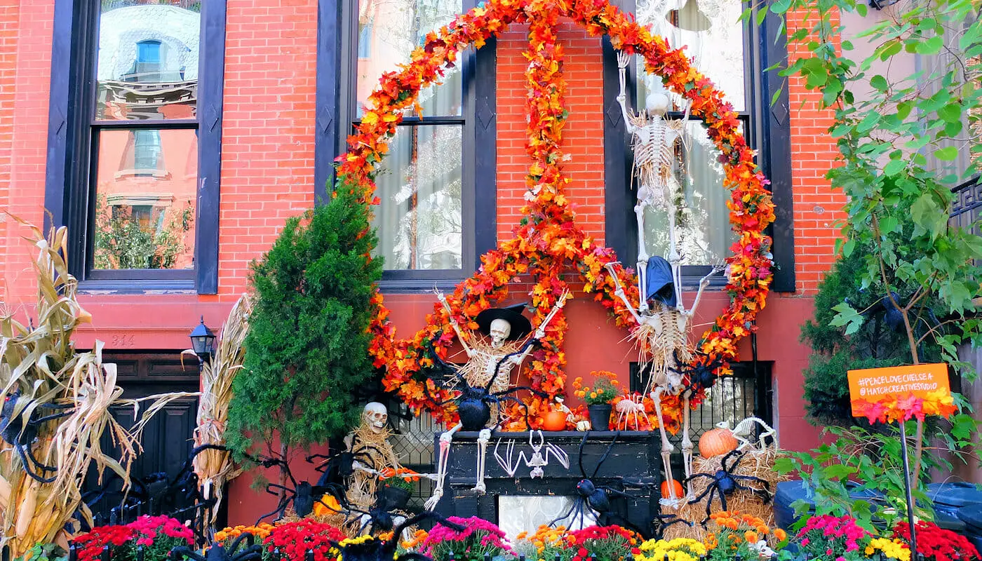 Halloween i NYC - Dekorasjoner