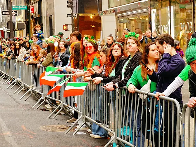 St Patricks Day i New York - Irsk kultur