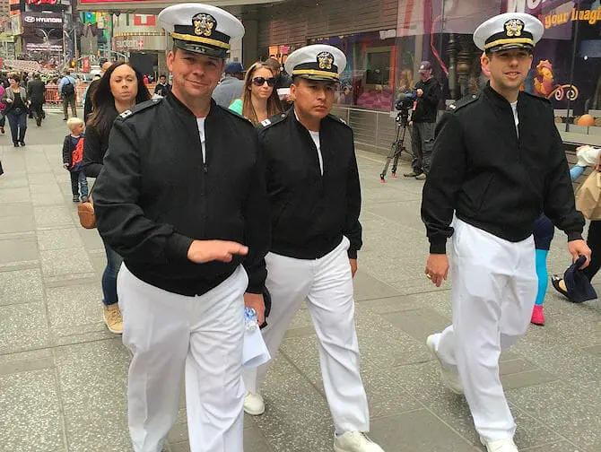 Fleet Week i New York - Seilere