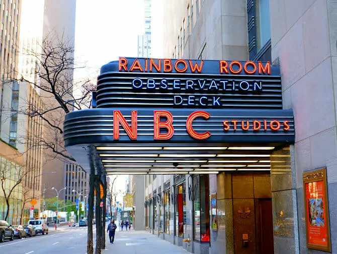 Guidet tur til NBC Studios i New York