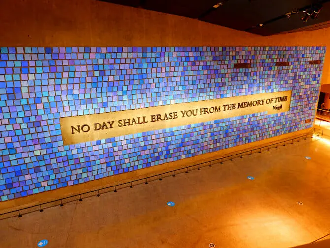 9-11 Museum i New York - Wall of Faces