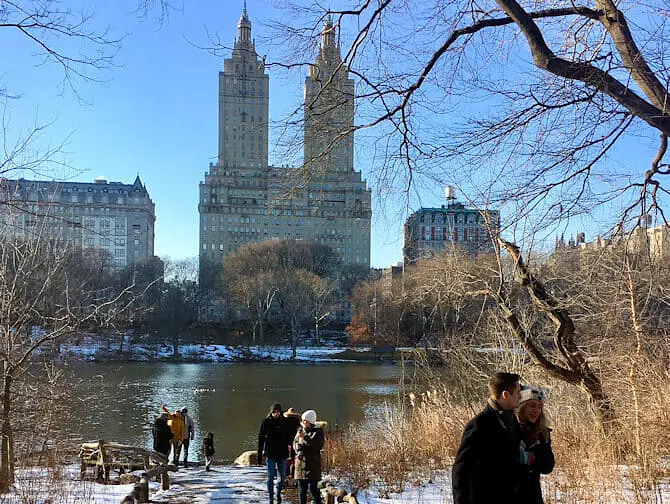 Første nyttårsdag i NYC - Stå på skøyter i Central Park