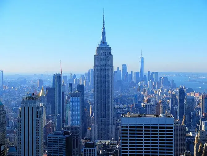 Første nyttårsdag i New York - Utsikt fra Top of the Rock