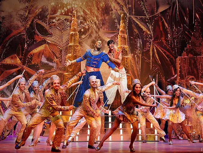 Aladdin Broadway Tickets - Genie og Aladdin