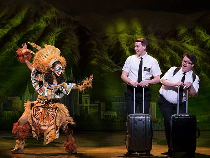 The Book of Mormon Broadway Tickets - Arnold og Kevin
