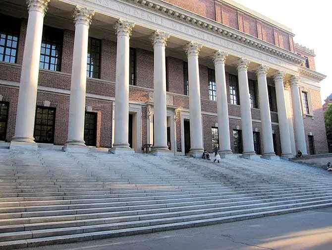Day Trip to Boston from New York Harry Elkins Widener Memorial Library