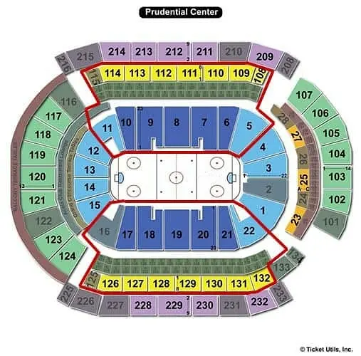 New Jersey Devils Beste sitteplasser