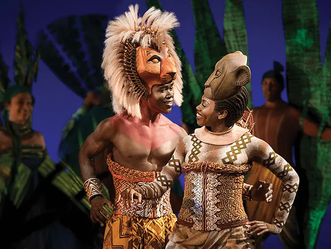 The Lion King Broadway Tickets - Simba og Nala