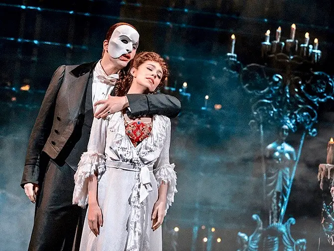The Phantom of the Opera Broadway Tickets - Fantomet og Christine