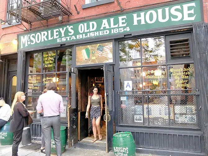 Guidet tur til hemmelige (speakeasy) barer i New York - McSorleys