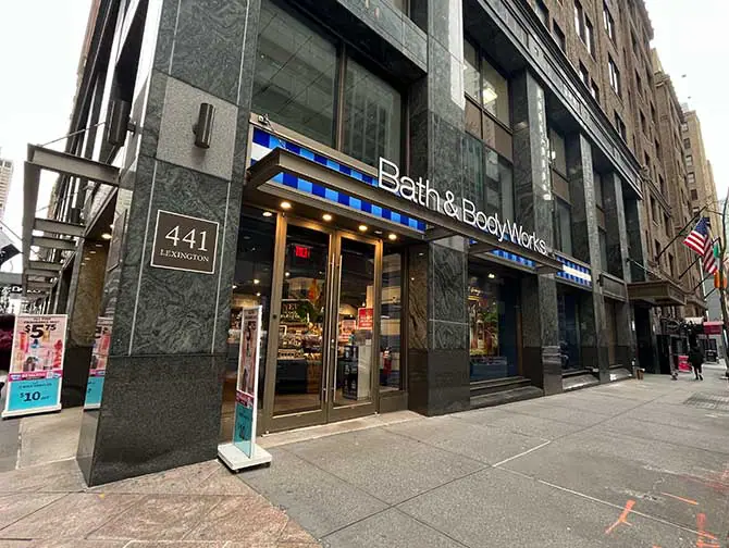 Sminke i New York - Bath and Body Works