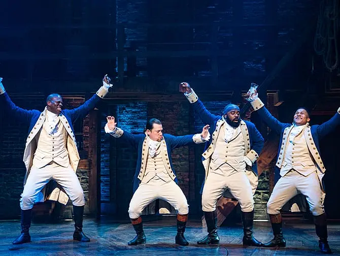 Hamilton på Broadway tickets - Et hiphop show