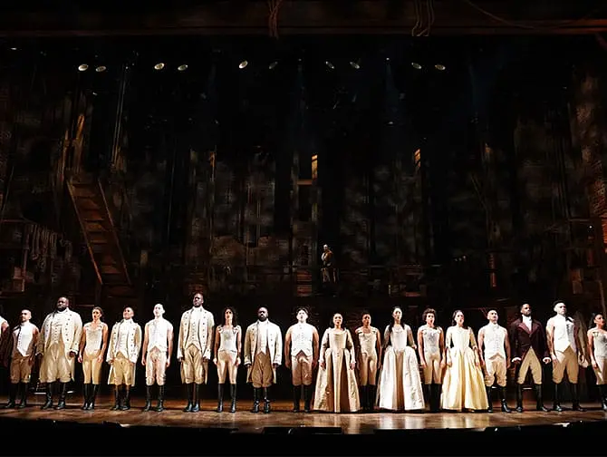 Hamilton på Broadway tickets - rollebesetningen