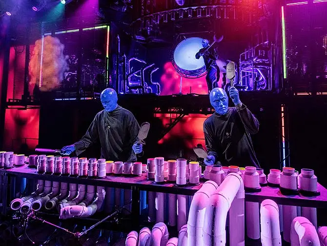 Blue Man Group i New York tickets - På scenen