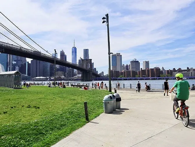 Leie sykkel i New York - Sykkeltur i Brooklyn