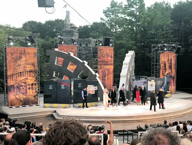 Shakespeare in the Park in New York - Publikum