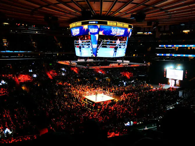 WWE wrestling i New York tickets - Publikum