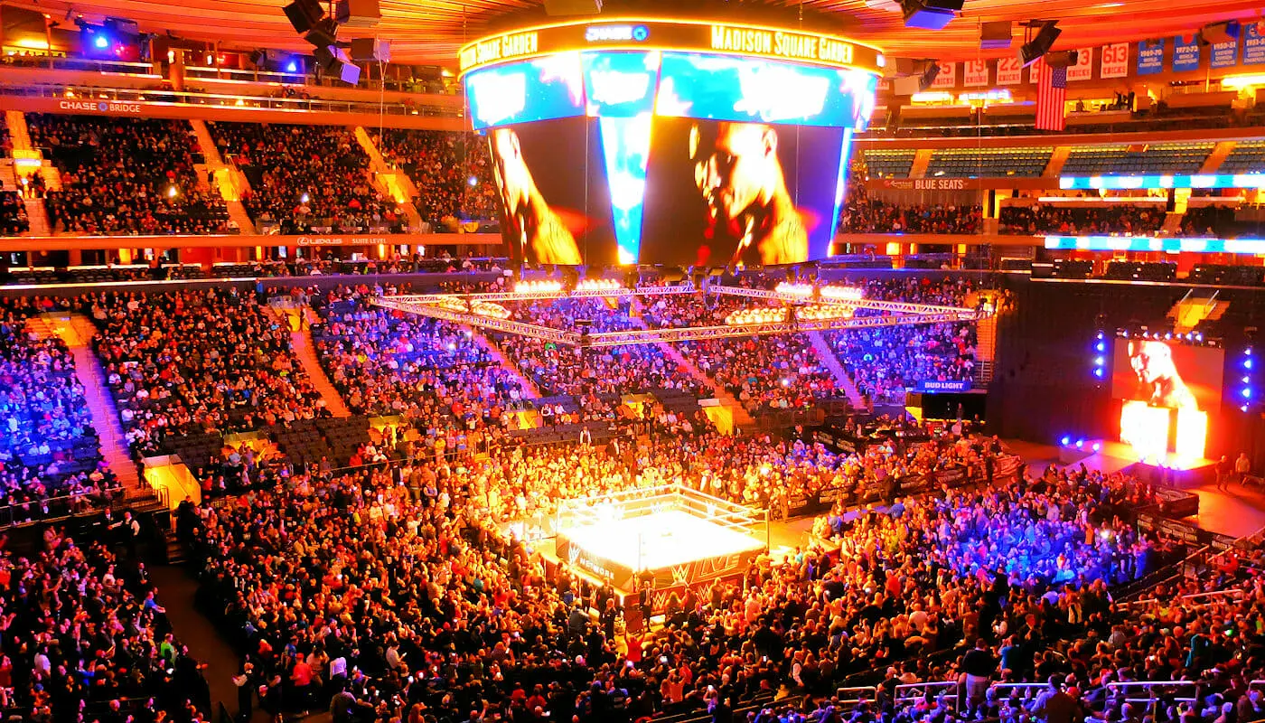 WWE wrestling i New York tickets - Utsikt