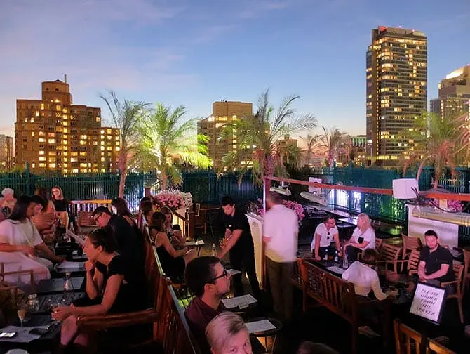 Guidet tur til rooftop barer i New York - 230 Fifth