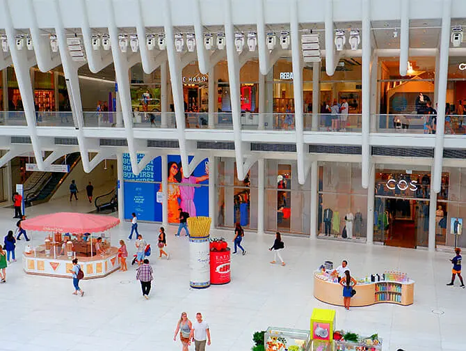 Westfield World Trade Center Shopping Mall i New York