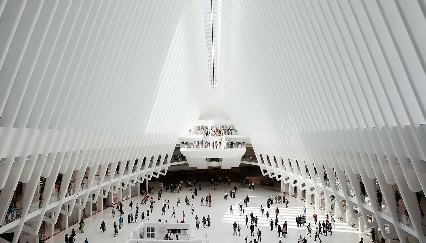 World Trade Center Transportation Hub Innvendig