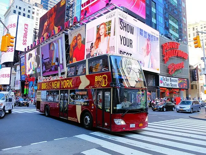 Forskjellen mellom New York Explorer Pass og New York Pass - Hop on Hop off Bus