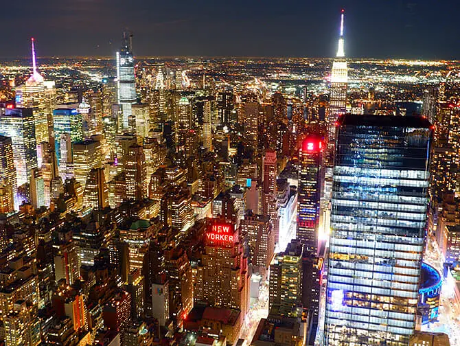 Edge New York Tickets - Kveldsutsikt