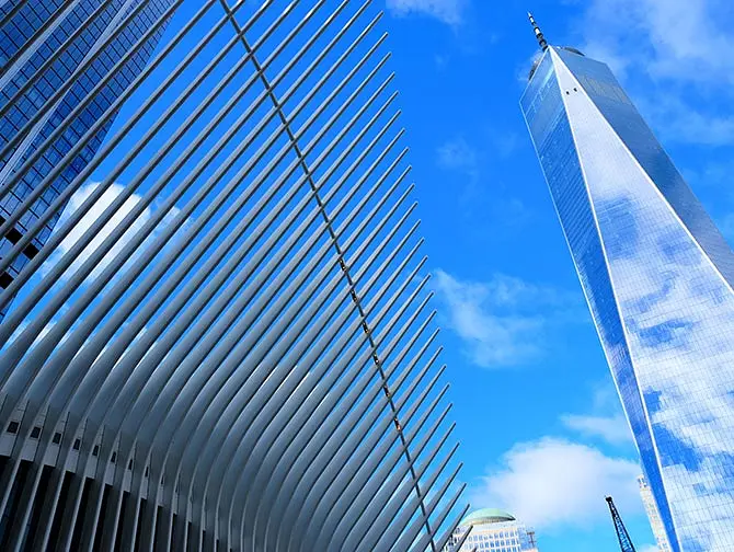 Forskjellen mellom New York Sightseeing Flex Pass og New York Explorer Pass - One World Observatory Utsikt