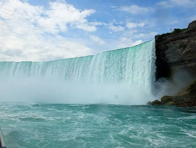 New York til Niagara Falls dagstur med buss - Utsikten fra Maid of the Mist