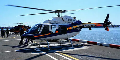 Bli med på en helikoptertur