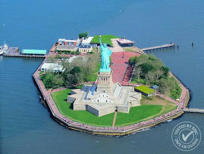 Helikoptertur i New York - Frihetsgudinnen